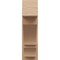 Ekena Millwork 8-in W x 22-in D x 26-in H Balboa Block Rough Cedar Woodgrain TimberThane Outlooker, Primed Tan OUTUR080X22X26BOA44RCPR - alternate 4